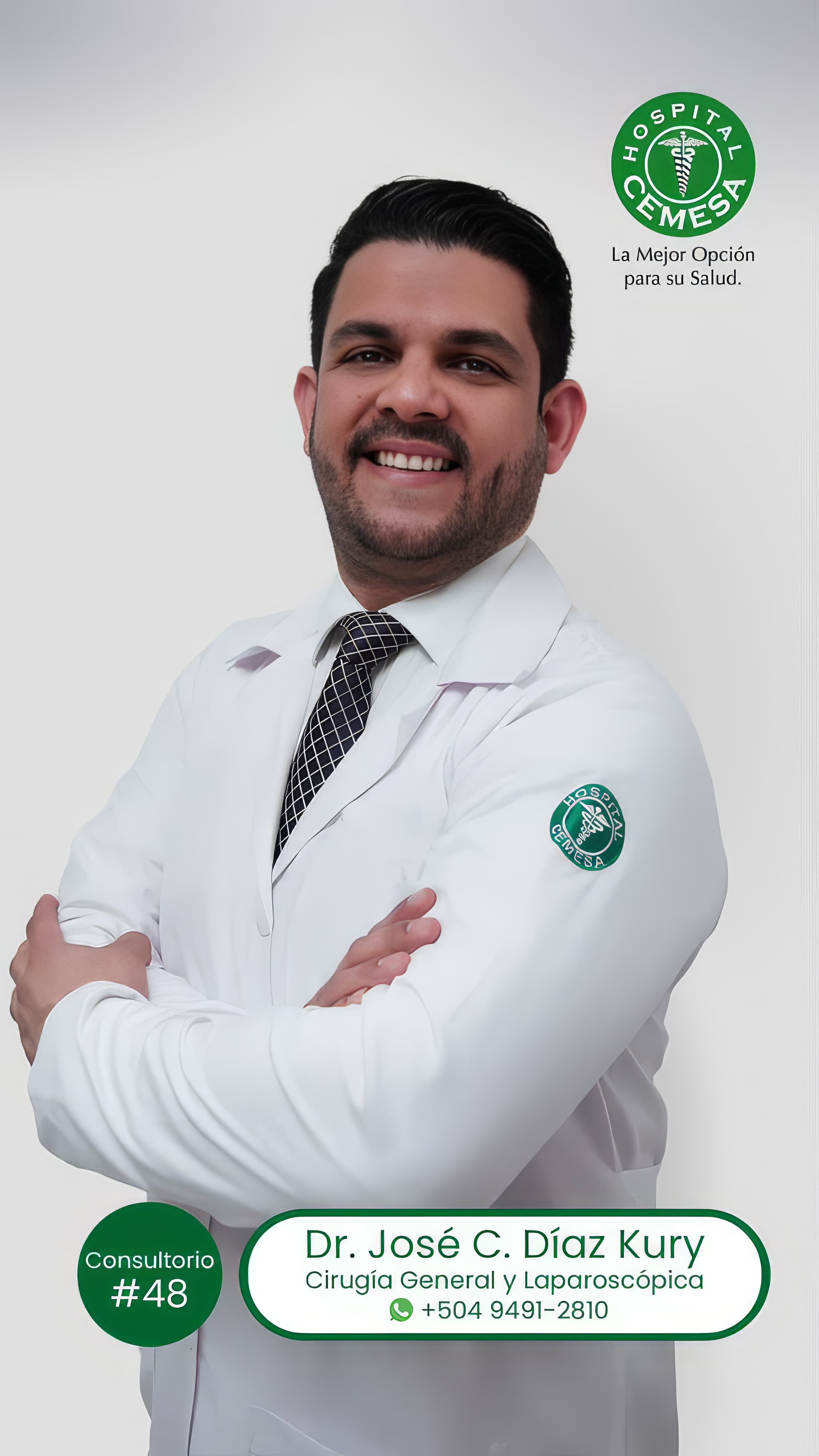 Dr. José Carlos Díaz Kury - Cirujano General y Laparoscópico en San Pedro Sula, Honduras